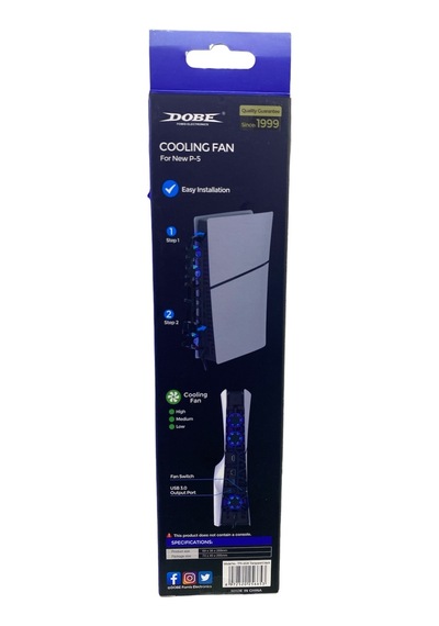Ps5 Slim Kasa Uyumlu Işıklı Soğutucu Fan Dobe Tp5-3538