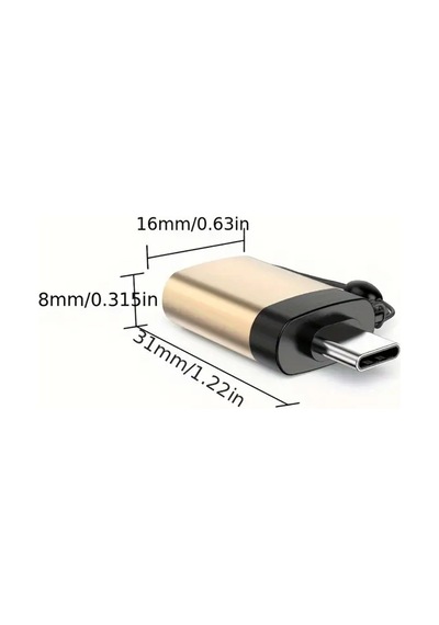 Usb3.0 To Type C Çevirici Dönüştürücü Otg Adaptör, Süper Hızlı,
