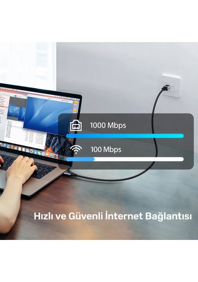 Unıtek Usb-c To Ethernet Kablo 3m C18148agy01-3m