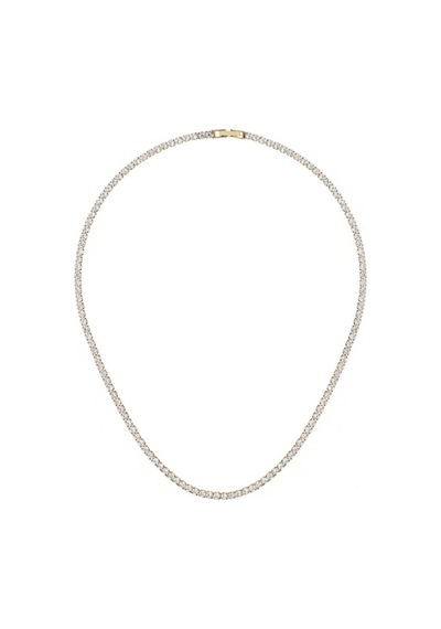Merano Design 3mm Gold Su Yolu Kolye Sarı