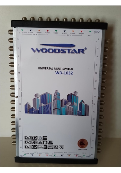 Woodstar Wd-10/32 Dıseqc Multıswıtch Uydu Santrali