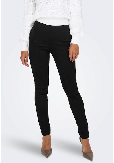 Only Onljo Faux Suede Leggıng Cc Otw Siyah 001