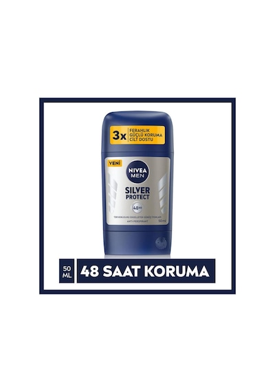 Nivea Men Silver Protect Erkek Stick Deodorant 50 ML