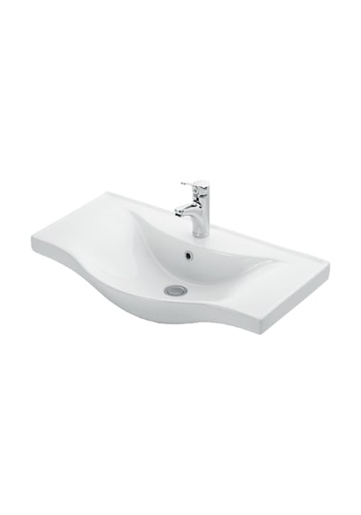 Yıldız 75 Cm Beyaz Mdf Seramik Lavabolu Ayaklı Banyo Dolabı Takımı Yıldız 75 Cm Beyaz Mdf Seramik Lavabolu Ayaklı Banyo Dolabı Takımı