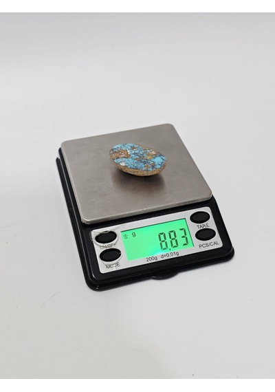 Doğal İran Nişabur Firuze Turkuaz Taşı 44,10 Karat - 8,80 Gram T072