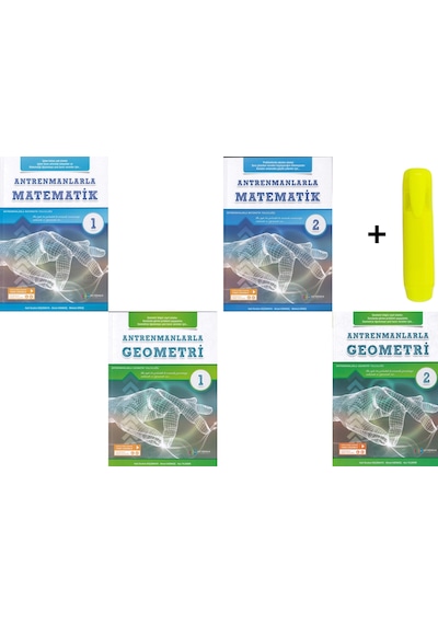 Antrenmanlarla Tyt Matematik Ve Geometri Seti 1. Kitap Ve 2. Kitaplar Toplam 4 Kitap