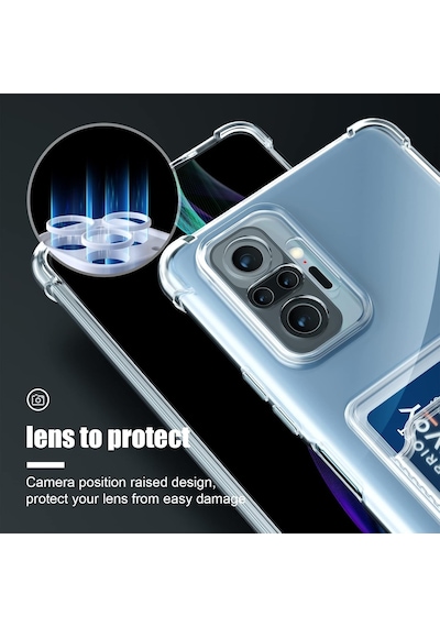 Galaxy A37 İle Uyumlu Yüksek Kalite Özel Kartlıklı Şeffaf Telefon Kılıfı Arka Cepli Cüzdanlı Silikon Koruyucu Kapak Darbe Emici Esnek Tpu, Günlük Kullanıma Uygun Szr03 Çok Renkli