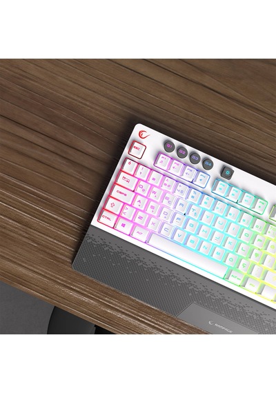 Gaming Oyuncu Klavye Mouse Set Eclıpse Beyaz Usb Rgb Aydınlatmalı Q Klavye Diğer