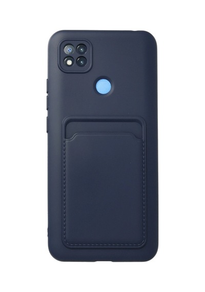 Xiaomi Redmi 9c Kılıf Kelvin Kartvizitli Silikon - Lacivert -