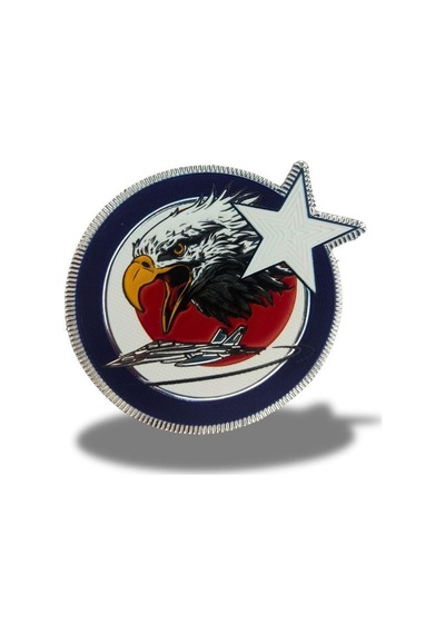 Single Sword Anadolu Kartalları Plastik Kabartmalı Cırtlı Arma Patch 9.5 Cm Diğer
