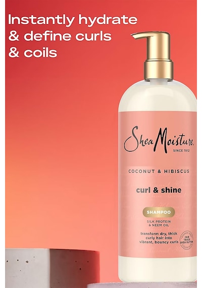 Shea Moisture Coconut & Hibiscus Bukle Kontrolü Ve Parlaklık Şampuanı 1 L