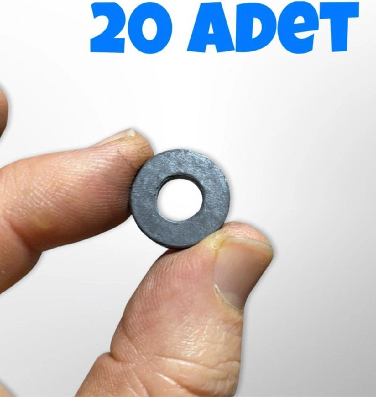 20 Adet Delikli Magnet & Maket & Hobi Işleri Için Mıknatıs - 17mm X 3mm