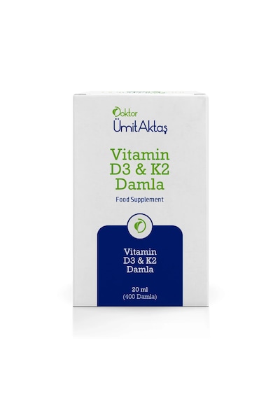 Dr. Ümit Aktaş Vitamin D3 & K2 Damla 20 ML