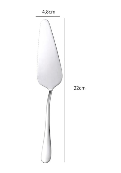 1010 Çelik Silver Gri Pasta Spatula Kek Sunum Cin748by Çelik Gri Diğer