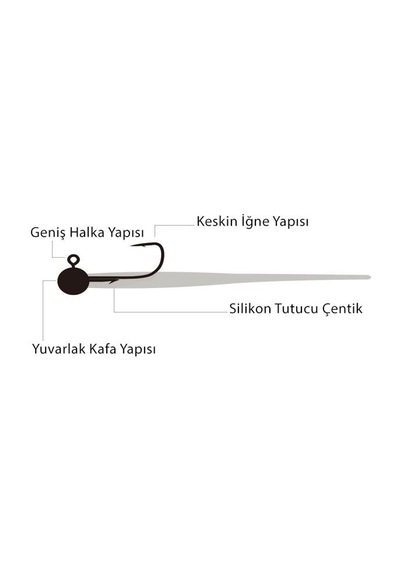 Fujin Curvy Jig Head Zoka 8 No 1gr 5 Adet
