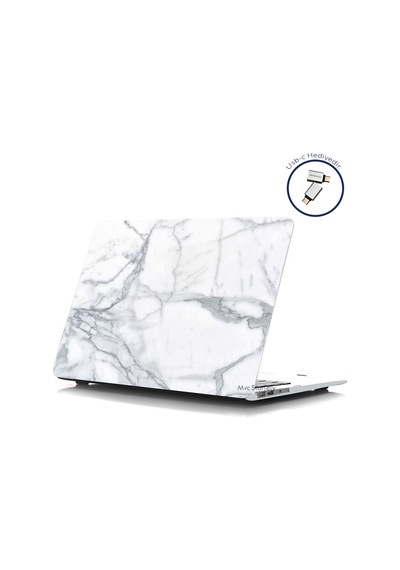 Apple Uyumlu MacBook Pro Kılıf 13inç M1-m2, Mermer06nl Type-c'li Model A2338 A2289 A2251 A1706-08 A1989 A2159 İle R-33