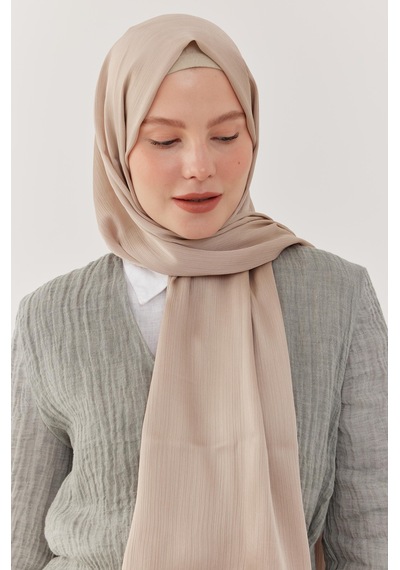 Mirsoy Scarf Yoryo Şal - Açık Vizon Açık Vizon