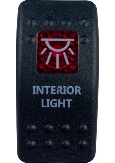 Marin Switch 3P On-Off 12-24V Kırmızı İç Aydınlatma