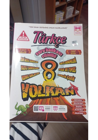 Magma Yayınları Volkan Türkçe 8. Sınıf Soru Bankası