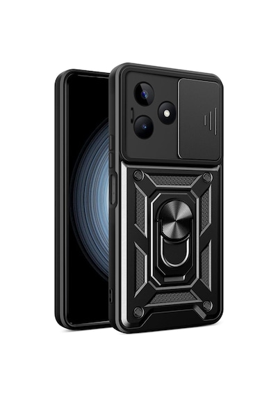 Realme C53 İçin Kılıf Impact Resistant Realme C53 İle Uyumlu Kılıf - Siyah Diğer