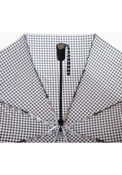 Bosile Parachase Kaz Ayağı Şemsiye Unisex Siyahbeyaz