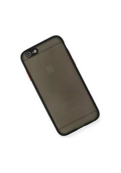 Apple iPhone Uyumlu,  6 Kılıf Montreal Silikon Kapak - Siyah