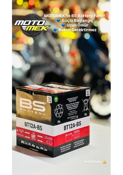 Sym Joymax 250i Joymax Z 250 Uyumlu Bs Battery Bt12a-bs Motosiklet Aküsü Yt12a