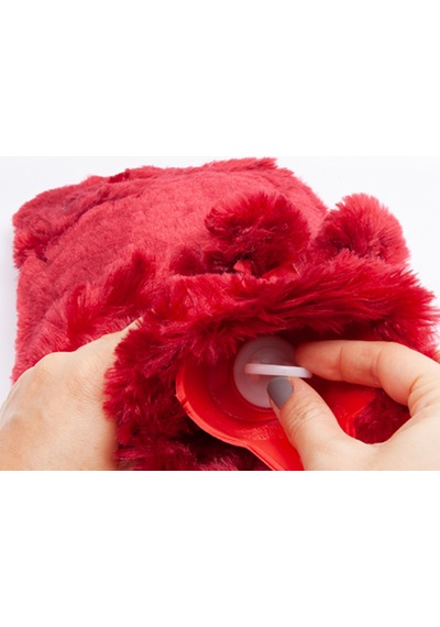 Biggdesign Cats Peluş Sıcak Su Torbası Bordo