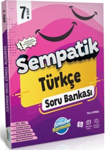 7. Sınıf Türkçe Sempatik Soru Bankası Ünlüler Karması