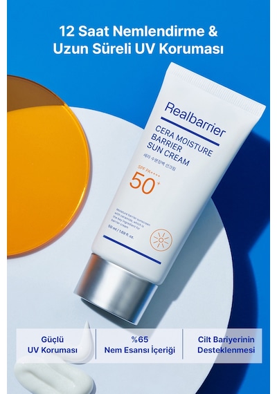 Cilt Bariyerini Destekleyen Nemlendirici Güneş Kremi Realbarrıer Cera Moisture Barrier Sun Cream