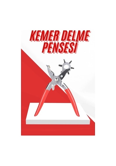 Buğz Kemer Delme Pensesi 6 Farklı Boyutta Kemer Delici Ev Deri Kemer