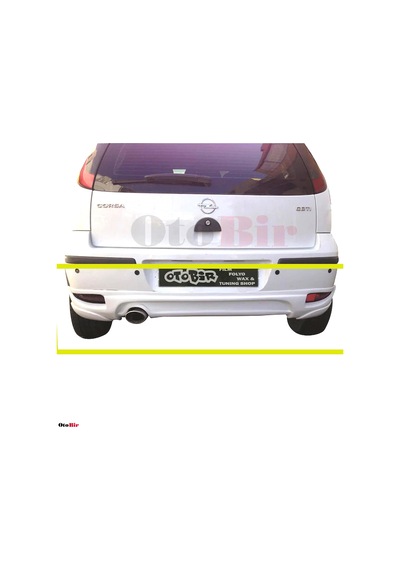 Opel Corsa C Arka Tampon Eki N11.8210