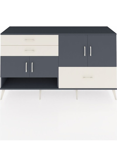 Hyperion Konsol 3 Raflı 3 Çekmeceli 4 Kapaklı 176x44x99 Antrasit- Antrasit-antrasit/aytaşı Hyperion Konsol 3 Raflı 3 Çekmeceli 4 Kapaklı 176x44x99 Antrasit- Antrasit-antrasit/aytaşı