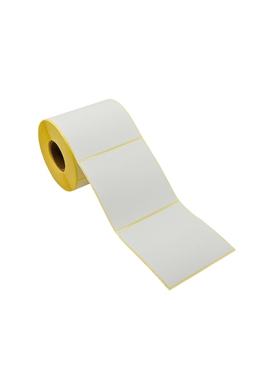 Termal Barkod Etiketi 100x100mm 1 Rulo 500 Sarım Ribonsuz Kargo, Depo Termal Yazıcılar 1