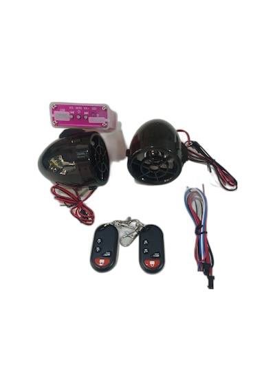 Motosiklet Müzik Sistemi Mp3 Çalar Alarm Usb Okuyucu Radyo