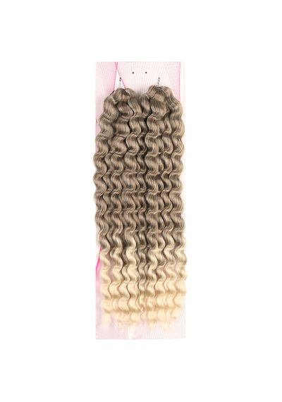 Nice Bulk Afro Su Dalgası / Küllü Kahve / Platin Ombreli - Ybve-739941 Karışık - Çok Renkli