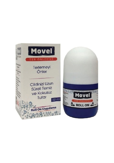 Movel Ter Önleyici Erkek Roll-On Deodorant 50 ML