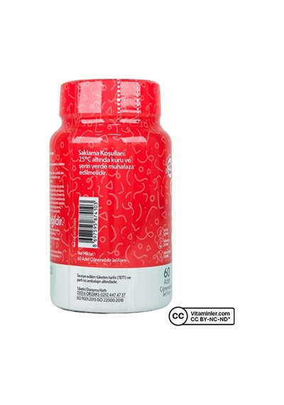 Ocean Gummies Iron Extra 60 Çiğnenebilir Form