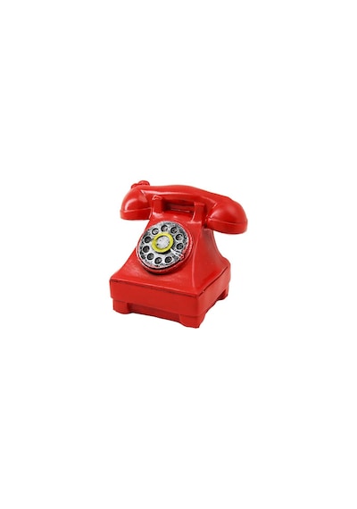 Ankesörlü Telefon Vintage Dekoratif Biblo 12x7.5cm Reçine 50001