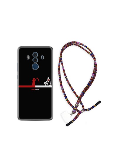 Huawei Mate 10 Pro Kılıf Rasta Boyun Askılı Dead Line 1662