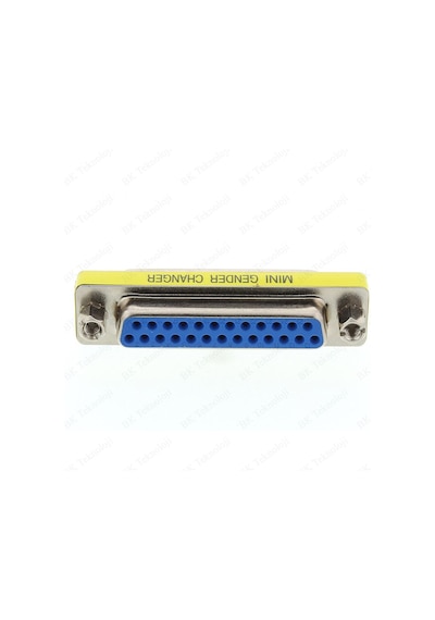 DB25 Dişi - Dişi Cinsiyet Değiştirici Adaptör