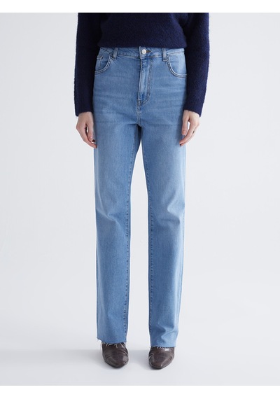 Lcw Eco İndigo Slim Fit Kadın Jean Pantolon