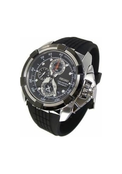 Seiko Velatura Snaa93 Modeli Siyah Silikon Kordon Siyah