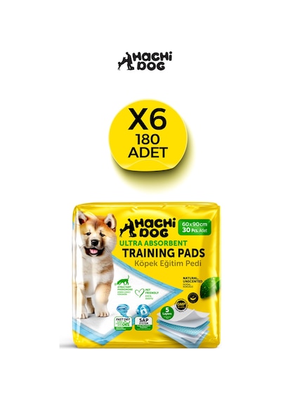 Köpek Eğitim Pedi 60x90 5 Katman 180 Adet Yellow Pack