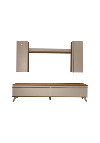 Decoraktiv Eko 5d Mdf Std Retro Tv Ünitesi Tv Sehpası Pera - Beyaz