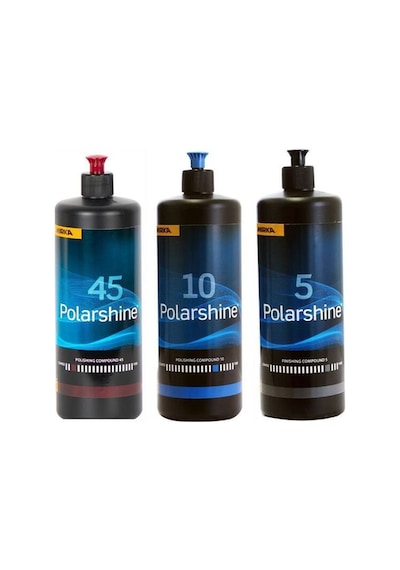 Mirka 45 Agresif Pasta 10 İnce Pasta Ve 5 Hare  Set 1 Lt