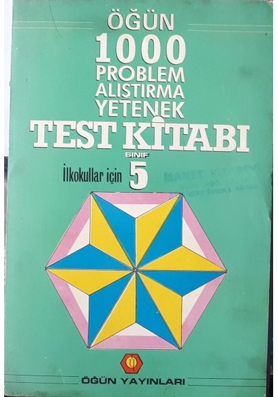 5.Sınıf Matematik Test Kitabı 1000 Problem1987 Yılı Basım