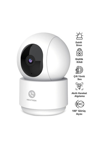 Ntl-ıp15-3mp Akıllı Ev Kamerası, Çift Yönlü Ses, Gece Görüş, İç Mekan Kamera