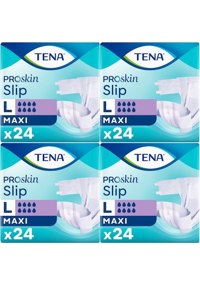 Tena Proskin Slip Maxi Bel Bantlı Yetişkin Bezi L - 96 Adet