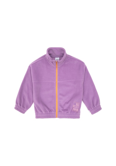 U.S. Polo Assn. Kız Çocuk Lila Fermuarlı Polar Sweatshirt 50318001-VR034